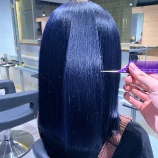 セミロング カラー SALOWIN 札幌大通り店所属・🏆ウルフ/レイヤー 指名No.1山口圭佑のヘアスタイル