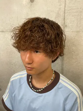 ミディアム カラー パーマ メンズ Ritsuki メンズ特化😎のヘアスタイル