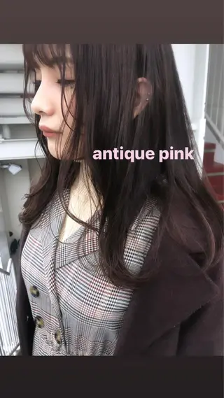 セミロング カラー せこぐち まいのヘアスタイル