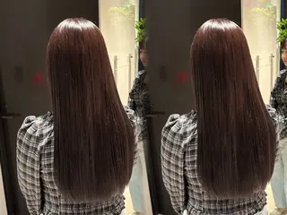 ロング 縮毛矯正/髪質改善/ 斉藤春のヘアスタイル