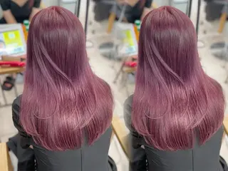 ロング カラー ピンク職人 秋カラーRIKU🎈のヘアスタイル