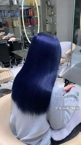 ロング カラー Yuto 複雑履歴 /ブリーチ/エクステのヘアスタイル