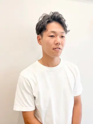 ショート パーマ メンズ 似合わせカット🫧 /パーマRINAのヘアスタイル