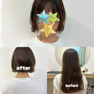 ミディアム カラー HAZEL所属・大山 茶子のヘアスタイル