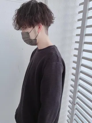 ショート パーマ ヘアアレンジ メンズ メンズZina代表 田端 麗治のヘアスタイル