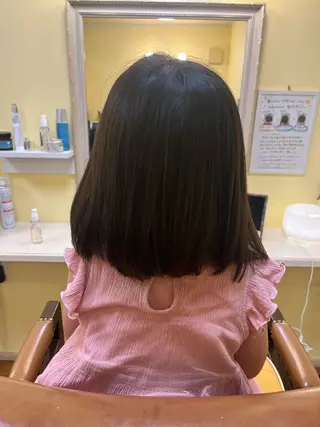 ショート キッズ Hair Design MoMO所属・MoMO北三条駅 ꕤ︎︎·͜·さとうのヘアスタイル