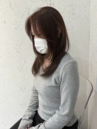 ミディアム カラー パーマ mai / linoah˚✧のヘアスタイル