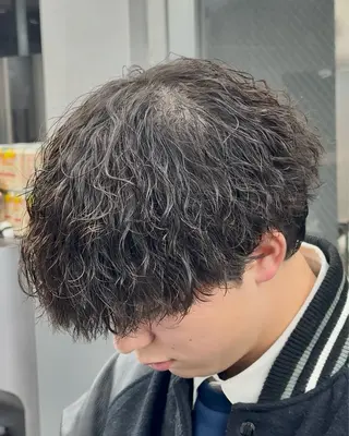 ショート 原宿メンズパーマ /かずまのヘアスタイル