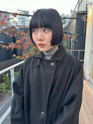 ショート ボブ/似合わせカット /ニュアンスカラーのヘアスタイル