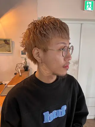 ショート YUNA🍒 暖色カラーのヘアスタイル