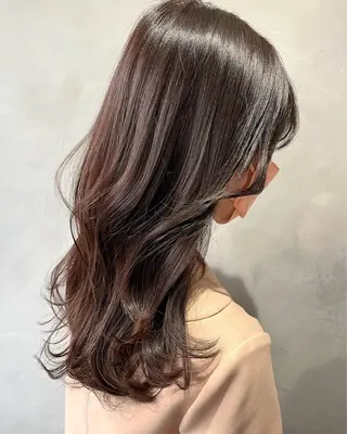 ロング カラー 奥田 蓮のヘアスタイル