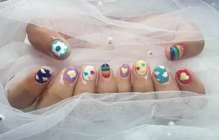 ネイル Rave所属・touma Rinaのネイルデザイン