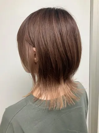 ショート moriofromlondon原宿本店所属・fumikaブリーチ /ウルフのヘアスタイル