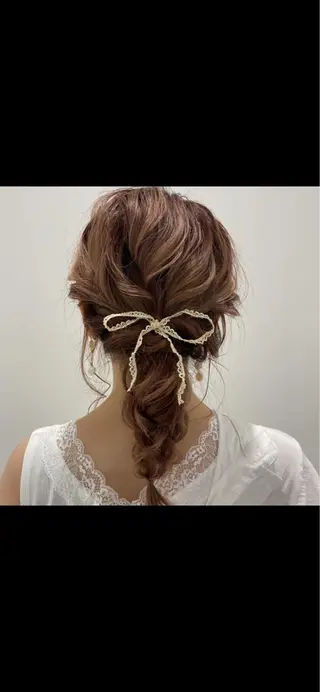 ヘアアレンジ StellA所属・MIZUKI/町田/ ハイトーンカラーのヘアスタイル