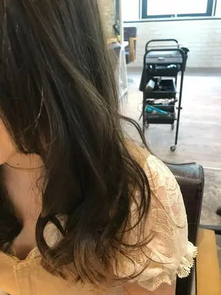 ロング カラー AUBE hair ales福岡平尾店所属・塚本 昂のヘアスタイル