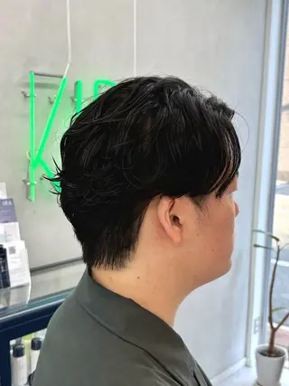 ショート パーマ 谷井 実結樹のヘアスタイル
