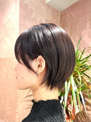 ショート 🩵縮毛矯正/ブリー チ/髪質改善/いつかのヘアスタイル