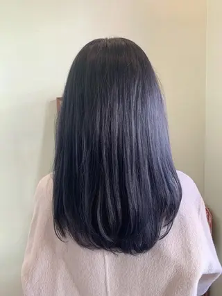 セミロング カラー yuri🌼 NUMBER 天王寺のヘアスタイル