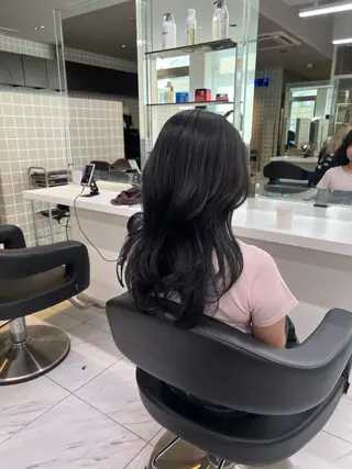 セミロング カラー 韓国レイヤーカット /REIのヘアスタイル