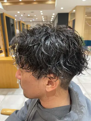 メンズ ✨愛知県初アイロン パーマ/ 瀬見井✨のヘアスタイル