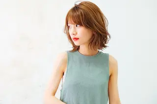 ミディアム カラー 寺田 侑矢のヘアスタイル