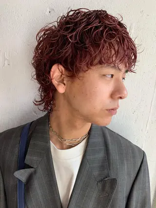 ショート パーマ Fuuu《フゥ》所属・シノザキ シンゴのヘアスタイル