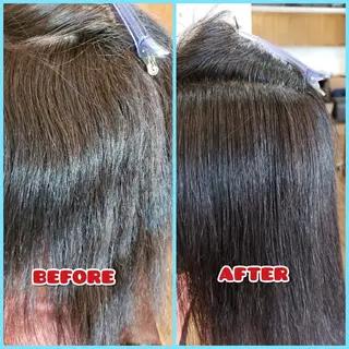 パーマ ロング AngeBay.NaHa所属・饒平名 知也のヘアスタイル