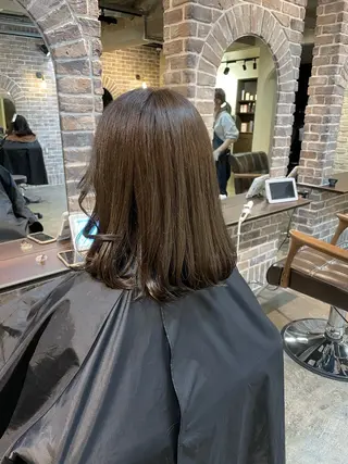 ミディアム カラー ACROあべの店所属・艶カラー/インナー /グラデ/大西小百合のヘアスタイル