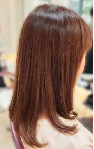セミロング カラー hairmake Juinのヘアスタイル