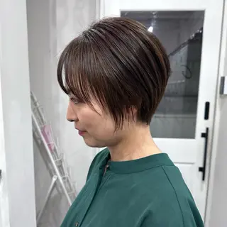 ショート カラー ハイトーン/ウルフ /エクステ/ましろのヘアスタイル