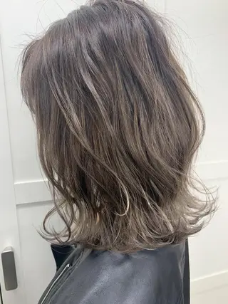 ミディアム カラー ヘアアレンジ ハットリ /北習志野のヘアスタイル