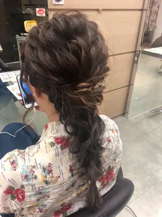 ロング ヘアアレンジ シールエクステ/ 髪質改善💐yuuのヘアスタイル