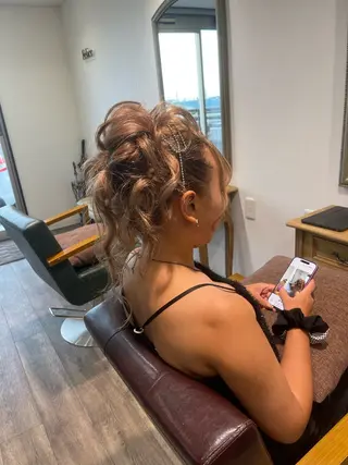 ロング ヘアアレンジ Felice Erikaのヘアスタイル