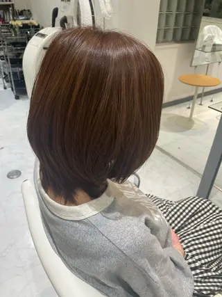 ミディアム 佐々木 麻衣のヘアスタイル