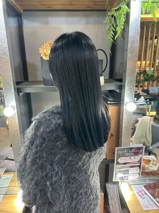 セミロング カラー 溜 一太のヘアスタイル