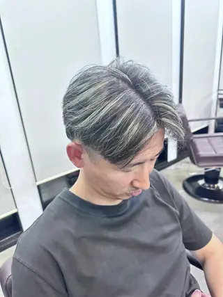 カラー メンズ 椎木 琉聖のヘアスタイル