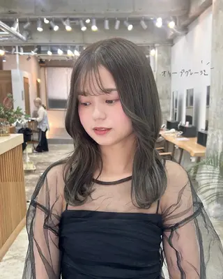 セミロング cashel/kishaba所属・🎀cashel / kokoro🎀のヘアスタイル