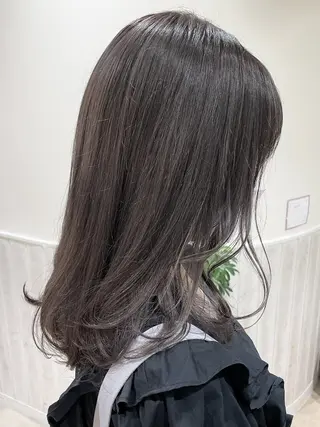 セミロング カラー YUMEKA🩶/ 透明感カラー🥣のヘアスタイル