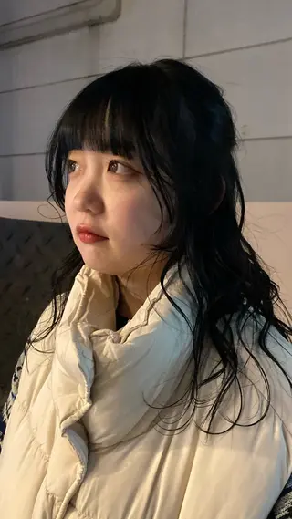 ロング カラー パーマ ヘアアレンジ marino マリノのヘアスタイル