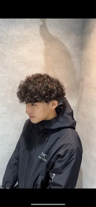 ショート カラー パーマ メンズ キッズ 🔥パーマ特化🔥 優馬のヘアスタイル