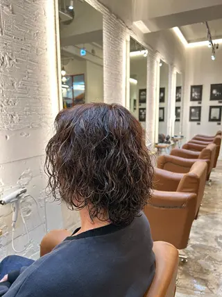 カラー パーマ メンズ AMBERGLEAM Hair&Cloth Yoga所属・Ryo☘縮毛矯正/ パーマ/ブリーチ/のヘアスタイル