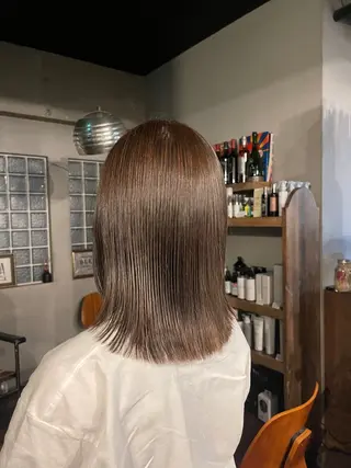 ミディアム カラー BLESS所属・sawahata mariaのヘアスタイル
