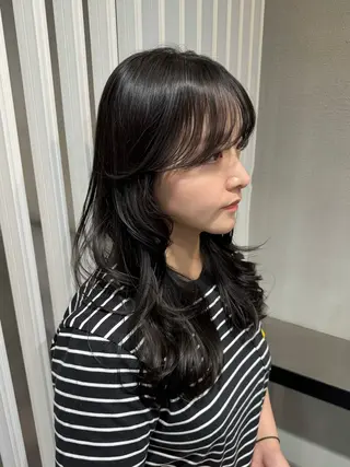 ロング 銀座/顔周りレイヤー 🤍kanohoのヘアスタイル