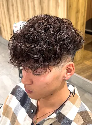 ショート パーマ メンズ men’s salon NOA solte. 【メンズサロン ノアソルテ】所属・メンズパーマ職人 加藤 弘貴のヘアスタイル