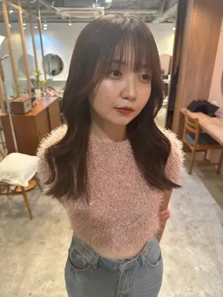 セミロング パーマ指名No. 1 磯飛⭐️慎之介のヘアスタイル