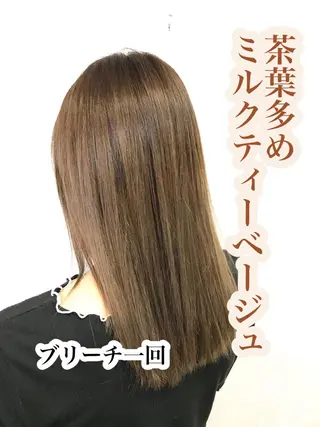 ロング カラー ✨ブリーチなしカラー ×髪質改善✨松村 潤のヘアスタイル