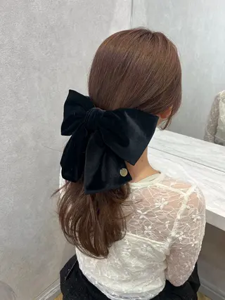 セミロング 韓国🎀レイヤー/艶 髪/縮毛矯正/ユリナのヘアスタイル