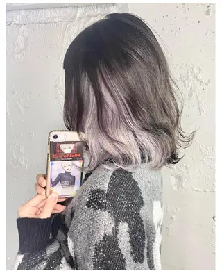 ショート カラー GARU-ガル-所属・TSUNO🦖 派手髪/オタク美容師のヘアスタイル