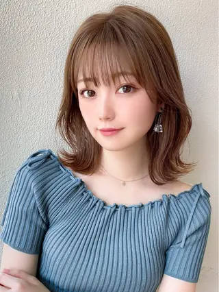 ミディアム 山﨑 翼のヘアスタイル