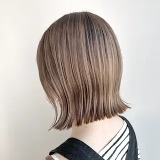 ミディアム カラー 無料カットモデル/ セット/COCOKAのヘアスタイル